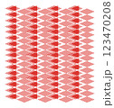 Triangles with slanted red lines as a pattern and visual component 123470208