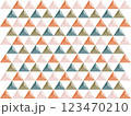 Seamless triangle pattern.Colorful repeat pattern.Geometric vector graphic abstract background. 123470210