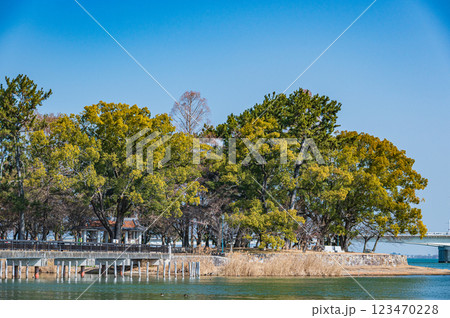 膳所城跡公園 滋賀県大津市 膳所城跡公園 滋賀県大津市 123470228