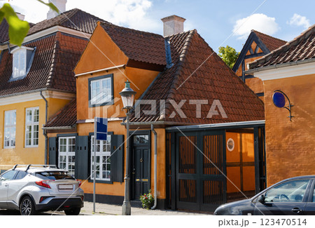 House facade in Copenhagen, Denmark. Real estate investment. House facade in Copenhagen, Denmark. Real estate investment. 123470514