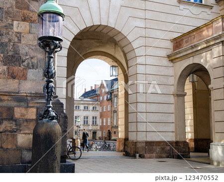 Christiansborg Palace in Copenhagen. Danish Parliament Folketinget. Christiansborg Palace in Copenhagen. Danish Parliament Folketinget. 123470552