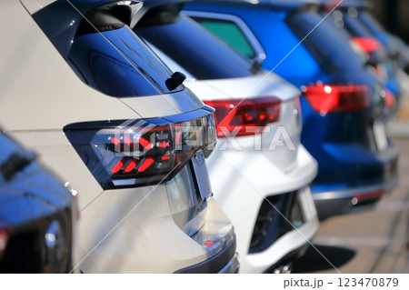 車のテールランプ(輸入車) イメージ 車のテールランプ(輸入車) イメージ 123470879