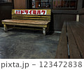 古い駅の待合室（富山地方鉄道立山線寺田駅） 123472838