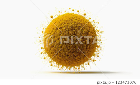 花粉の粒子のイメージ 花粉の粒子のイメージ 123473076