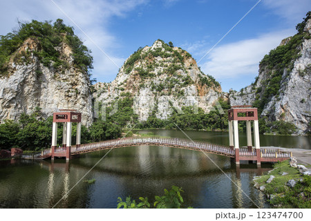 THAILAND RATCHABURI KHAO NGU ROCK PARK 123474700