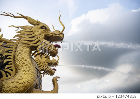 THAILAND RATCHABURI CITY DRAGON POT MONUMENT 123474818