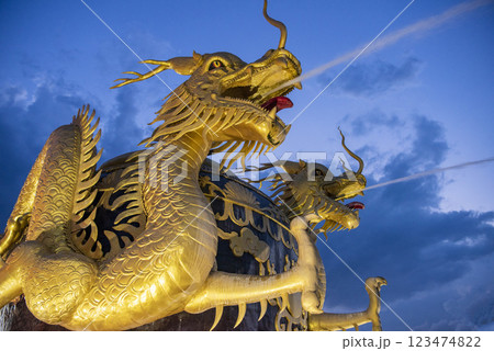 THAILAND RATCHABURI CITY DRAGON POT MONUMENT 123474822