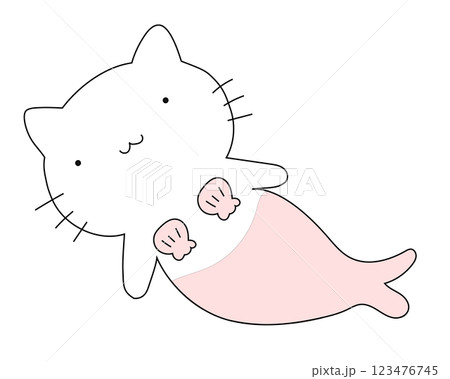 ねこ人魚 ねこ人魚 123476745