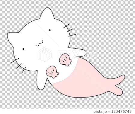 ねこ人魚 ねこ人魚 123476745