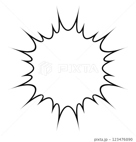 シンプルな吹き出しのイラスト 白背景 シンプルな吹き出しのイラスト 白背景 123476890