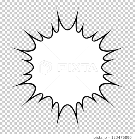 シンプルな吹き出しのイラスト 白背景 シンプルな吹き出しのイラスト 白背景 123476890