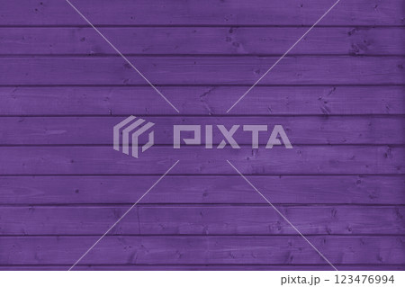 Wooden vertical purple painted plank texture, timber background, wall panels suface 123476994