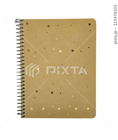buisness mockup notebook planner isolated on the white background 123478103