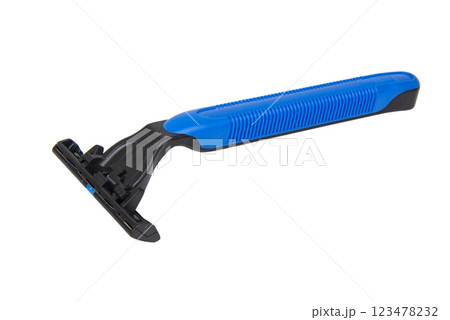 Razor for man care isolated on the white background 123478232