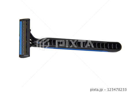 Razor for man care isolated on the white background 123478233