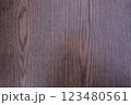 Wood Texture Background, Dark Brown, Vertical Lines Close-Up Table Surface 123480561