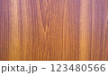 Light Shinny Brown Wood Texture Background, Vertical Lines Close-Up Table Surface 123480566