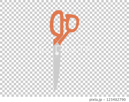 裁ちばさみのイラスト 裁ちばさみのイラスト 123482790