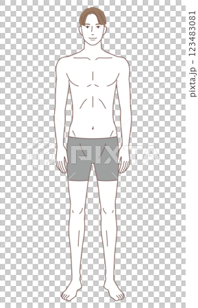 男性 体型 骨格モデル 男性 体型 骨格モデル 123483081
