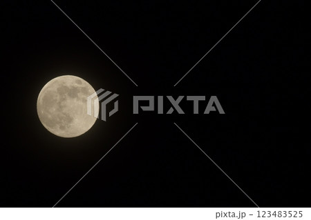 北杜市白州町、霜月、宵の小望月 123483525
