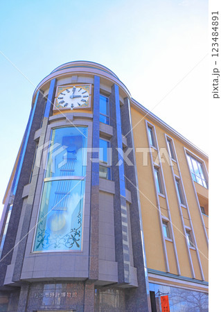 長野県松本市、松本市時計博物館の風景 長野県松本市、松本市時計博物館の風景 123484891