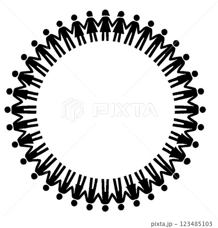 手を繋ぐひとたち 手を繋ぐひとたち 123485103