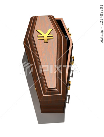 円マークの棺 円マークの棺 123485201