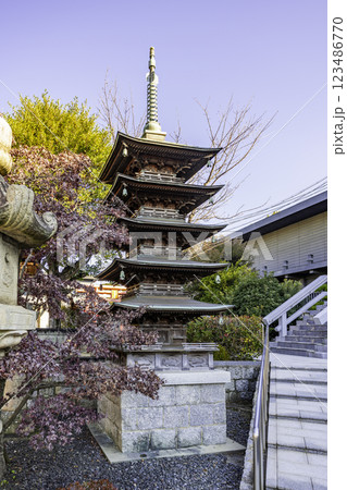 徳山 遠石八幡宮 五重塔 山口県周南市 徳山 遠石八幡宮 五重塔 山口県周南市 123486770