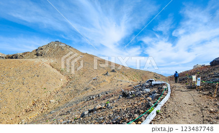 夏の御嶽山登山：王滝頂上～剣ヶ峰（八丁ダルミ） 123487748