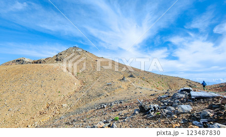 夏の御嶽山登山：王滝頂上～剣ヶ峰（八丁ダルミ） 123487830