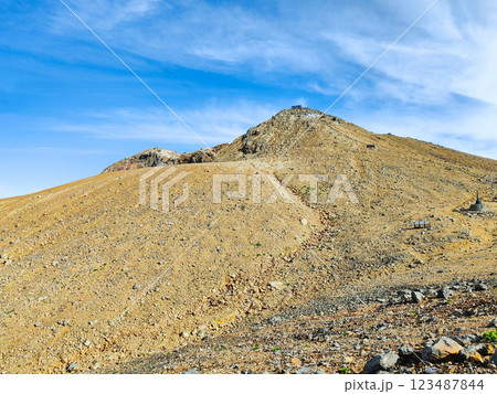 夏の御嶽山登山:王滝頂上~剣ヶ峰(八丁ダルミ) 夏の御嶽山登山:王滝頂上~剣ヶ峰(八丁ダルミ) 123487844