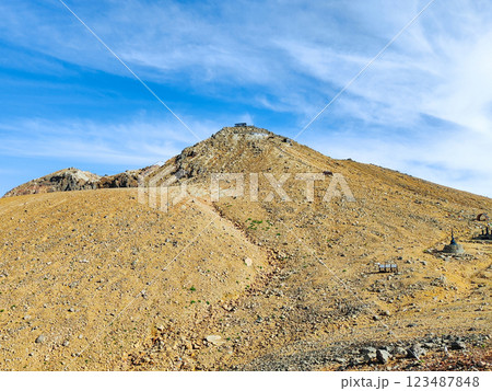 夏の御嶽山登山：王滝頂上～剣ヶ峰（八丁ダルミ） 123487848