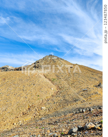 夏の御嶽山登山:王滝頂上~剣ヶ峰(八丁ダルミ) 夏の御嶽山登山:王滝頂上~剣ヶ峰(八丁ダルミ) 123487850