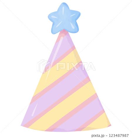 hand painted watercolor party hat1 hand painted watercolor party hat1 123487987