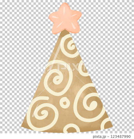 hand painted watercolor party hat3 123487990