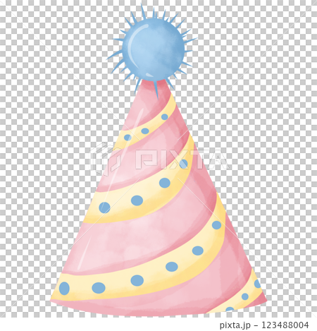 hand painted watercolor party hat12 hand painted watercolor party hat12 123488004