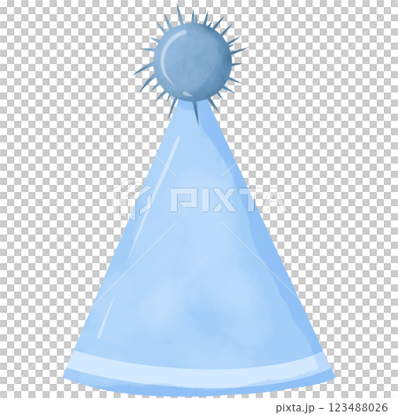 hand painted watercolor party hat27 123488026