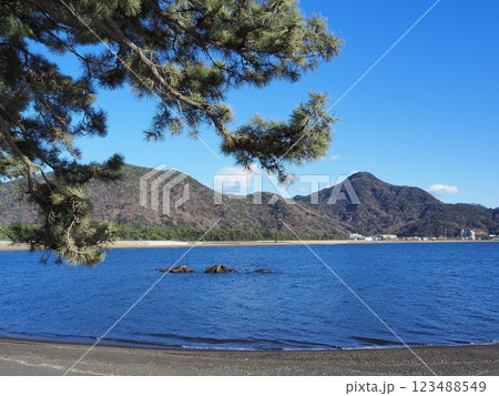 静岡県　牛臥山公園からの景色　2月 123488549