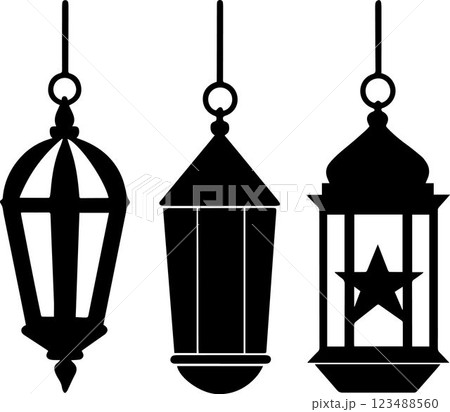 arabic lamp isolated on white background arabic lamp isolated on white background 123488560