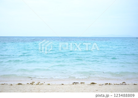沖縄の青い海 沖縄の青い海 123488809