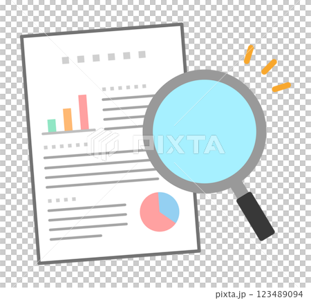 Proposal and magnifying glass Proposal and magnifying glass 123489094