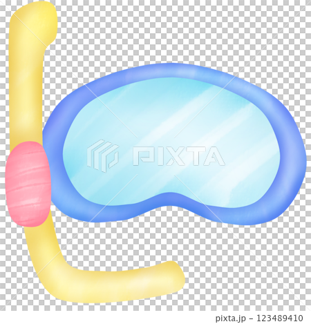 Colorful and Cute Snorkeling Mask 123489410