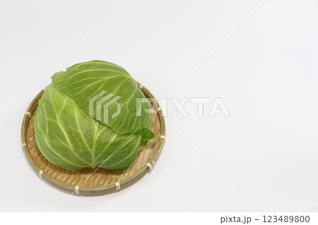 丸ごとキャベツ、瑞々しさ閉じ込め食欲そそる 123489800