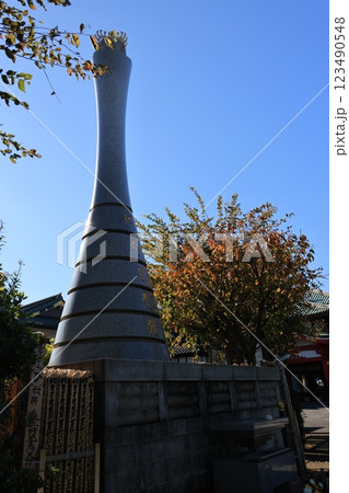 栃木県佐野市の佐野厄除け大師に建つパゴダ供養塔 123490548
