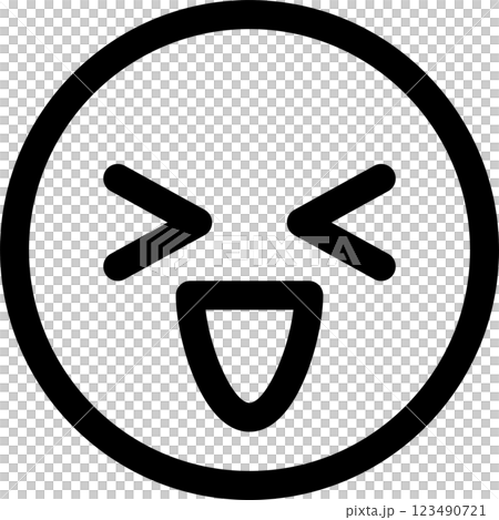 Emoticons, emoticons, faces, smiley faces, smiley faces, icons, decorations, illustrations, design, materials 123490721