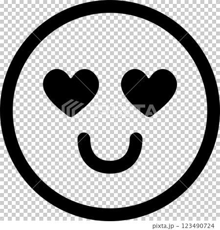 Emoji, emoticons, face, eyes, heart, like, LOVE, icon, decoration, illustration, design, material Emoji, emoticons, face, eyes, heart, like, LOVE, icon, decoration, illustration, design, material 123490724