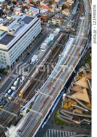 『開かずの踏切』解消!! 高架化に伴い役目を終える電留線と新しい電留線【伊勢崎線・下り本線】 123490856