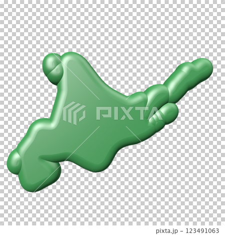 北海道(綠色:左10度:氣球型) 北海道(綠色:左10度:氣球型) 123491063