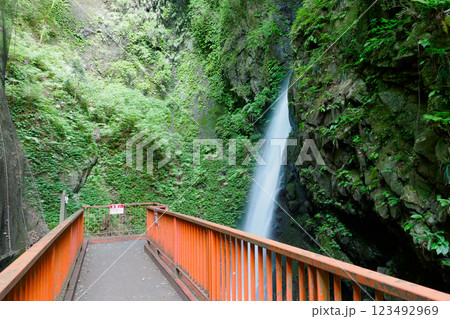 愛川町の塩川滝の滝見台 愛川町の塩川滝の滝見台 123492969