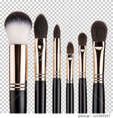 set of makeup brushes 123493457
